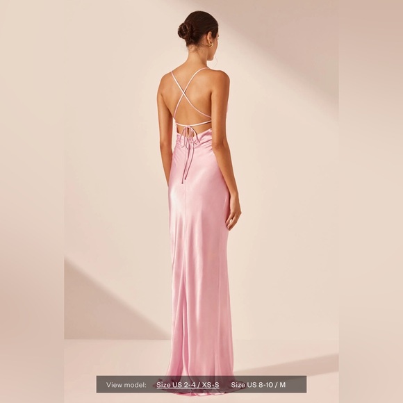 Shona Joy La Lune Lace Back Maxi Dress XS/S – Worn Once + Dry Cleaned - Picture 5 of 7